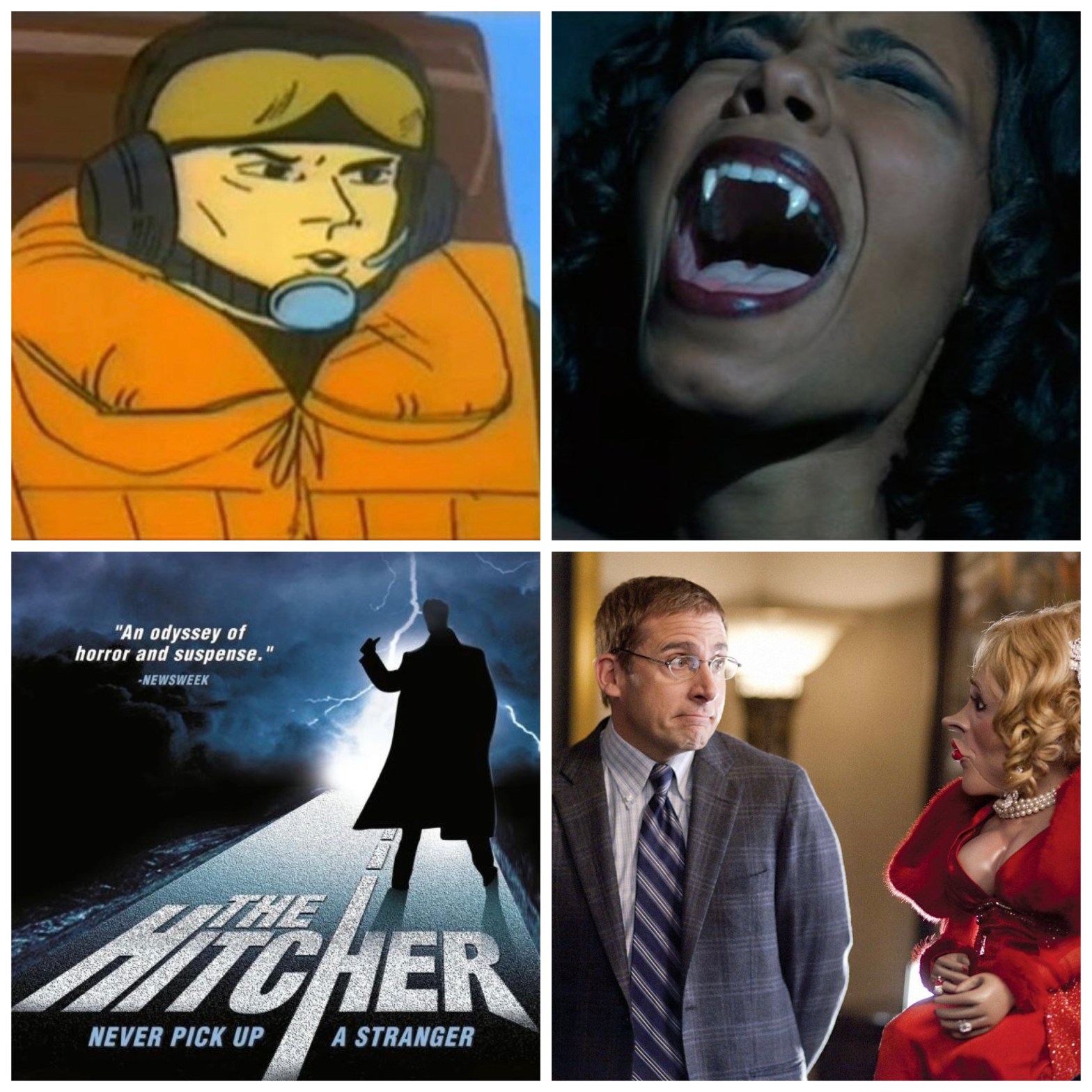 Chopper Dave from Sealab 2021, Blade's mom, The Hitcher, and Dinner For Schmucks.