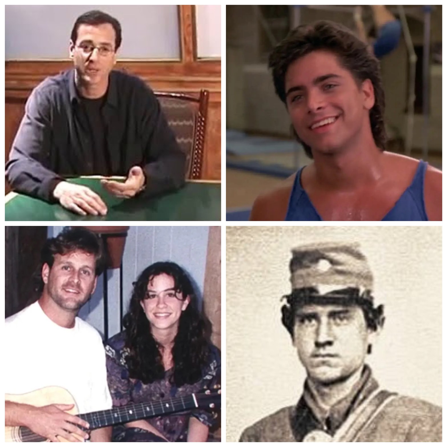 Bob Saget in The Aristocrats. John Stamos in Never Too Young To Die. Dave Coulier and Alanis Morissette. Tom Dooley.