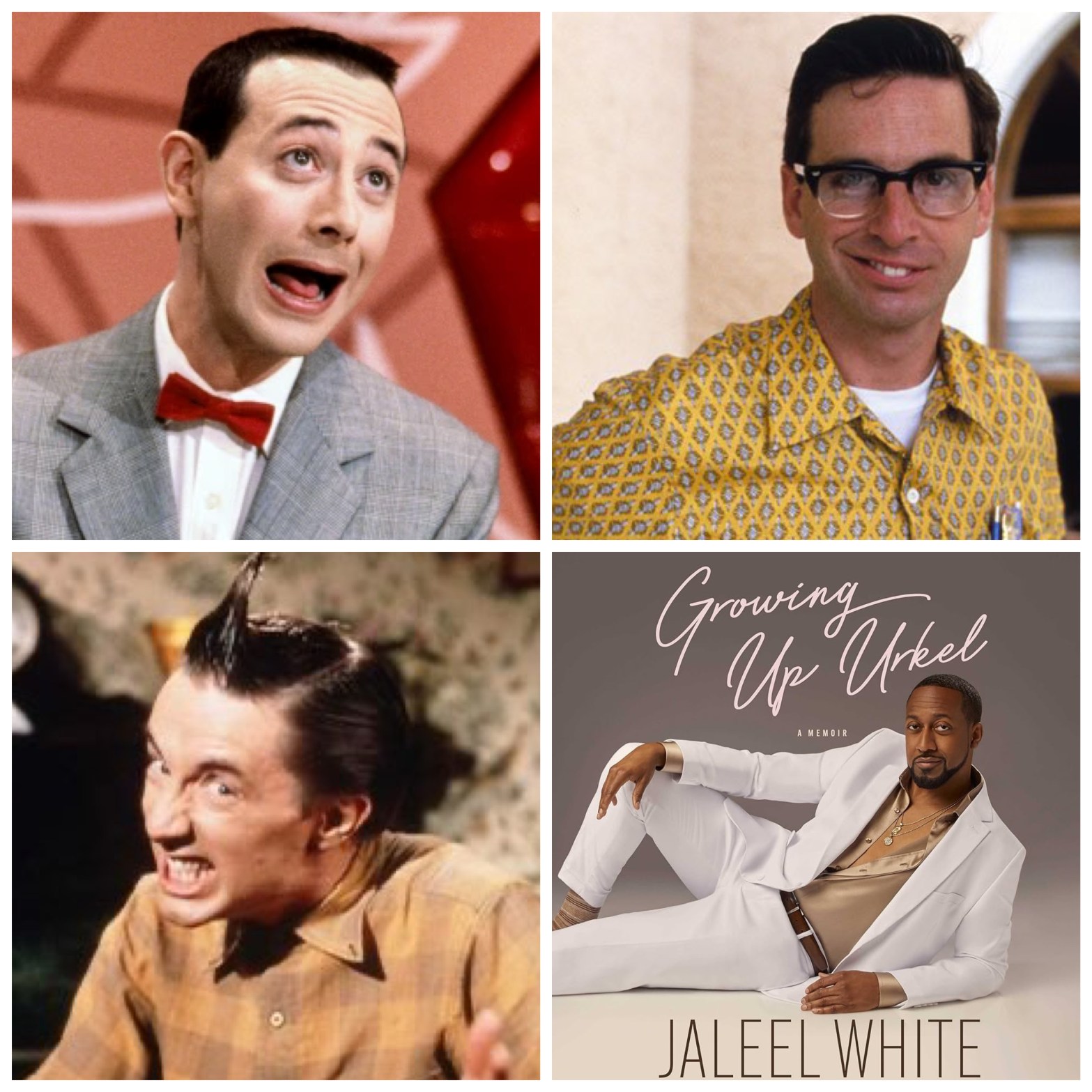 Pee Wee Herman. The Carradine nerd from Revenge of the Nerds. Martin Short as a nerd on SNL. The cover to Jaleel White's memoir Growing Up Urkel.